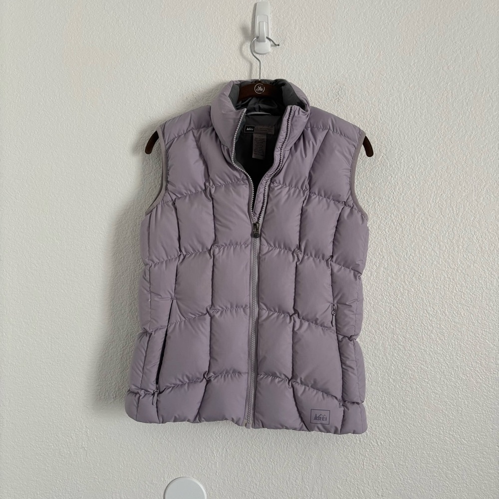REI Women's Size XS Purple Goose Down Puffer Vest